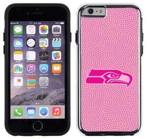 Seattle Seahawks Pink NFL Football Pebble Grain Feel IPhone 6 Case
