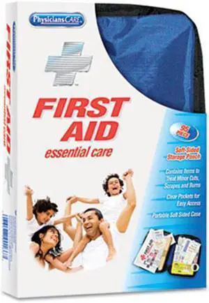 Acme United 90166 Soft Sided First Aid Kit For Up to 10 People, 95 Pieces