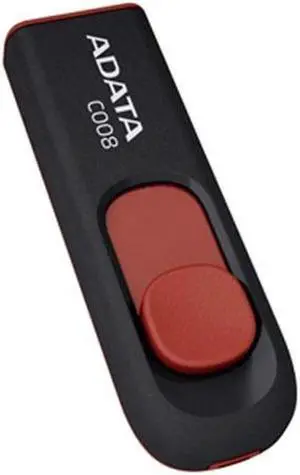 ADATA C008 32GB Capless Sliding USB Flash Drive Model AC008-32G-RKD