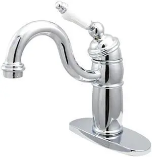 Kingston Brass Kb1481Pl Bar Faucet - 6 Inch Spout Reach - Polished Chrome Finish