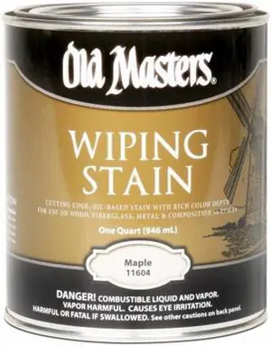 Old Masters 11604 1 Quart Maple Wiping Stain