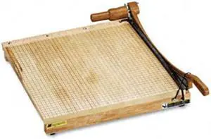Swingline 1152 ClassicCut Ingento Solid Maple Paper Trimmer- 15 Sheets- Maple Base- 18" x 18"