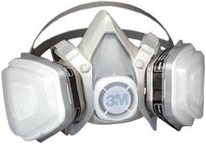 3M 66068 Half Facepiece Disposable Respirator 51P71, Organic Vapor/P95, Small