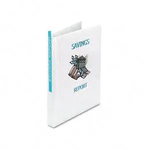 Avery Nonstick Heavy-Duty EZ-Turn Ring View Binder, 1/2" Capacity, White