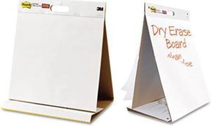 Post-it Dry Erase Tabletop Easel Unruled Pad 20 x 23 White 20 Sheets