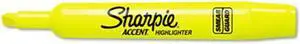 Sharpie Accent Tank Style Highlighter Chisel Tip Fluorescent Yellow Dozen 25025