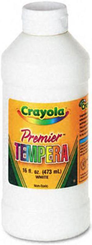 Crayola. 541216053 Premier Tempera Paint, White, 16 oz
