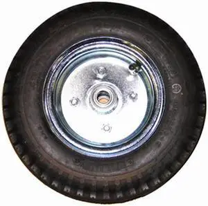 WESCO 150596 Wheel,10x2 1/2 In,Mold On Rubber