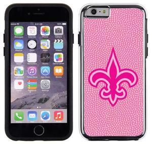 New Orleans Saints Pink NFL Football Pebble Grain Feel IPhone 6 Case