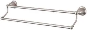 Kingston Brass BA1753SN Heritage 24 Inch Wall Mount Dual Towel Bar - Satin Nickel