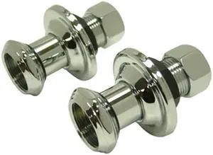 Kingston Brass Ccu4101 Wall Mount Extension For Clawfoot Faucet - Polished Chrome Finish