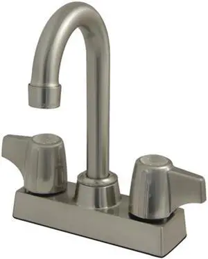 Kingston Brass KB460SN Two Handle 4 in. Centerset Bar Faucet