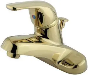 Kingston Brass KB542 Single Handle 4 in. Centerset Lavatory Faucet with Retail Pop-up