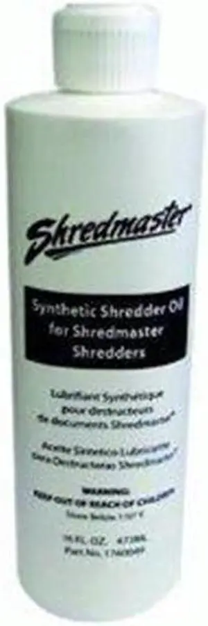 PRINT FINISHING SOLUTIONS 1760049 GBC SHREDMASTER SHREDDER OIL  16OZ