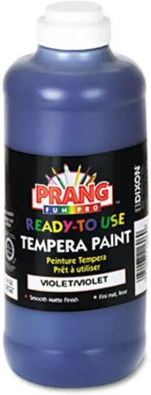Dixon 21606 Ready-to-Use Tempera Paint, Violet, 16 oz
