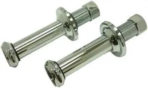 Kingston Brass Ccu4201 Wall Mount Extension For Clawfoot Faucet - Polished Chrome Finish - Sold In Pairs