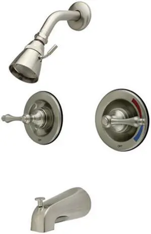 Kingston Brass KB668AL Two Handle Tub & Shower Faucet