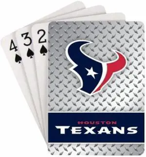 Houston Texans Playing Cards Diamond Plate