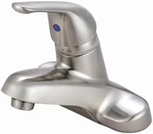 Kingston Brass GKB548LP Water Saving Chatham Centerset Lavatory Faucet with Single Lever Handle, Satin Nickel