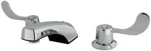 Kingston Brass GKB931G Water Saving Vista Widespread Lavatory Faucet with Grid Pop-up, Chrome