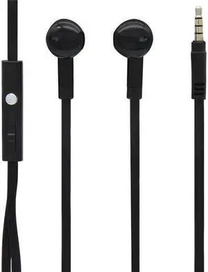 Mobilespec MBS10241 Stereo In-Ear Earbuds with In Line Mic - Black