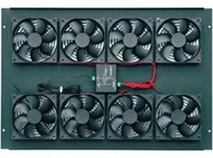 Middle Atlantic BGR 552 CFM Fan Top for BGR Racks - 8 Fan - 552 CFM - Black - BGR-552FT Middle Atlantic BGR 552 CFM Fan Top for BGR Racks - 8 Fan - 552 CFM - Black - BGR-552FT