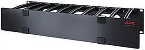 Schneider Electric AR8606 Horizontal Cable Manager Deep, Black