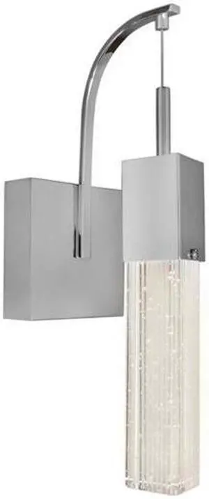ET2 E22760-89PC Fizz III LED Polished Chrome Wall Sconce Wall Light - 5 in.