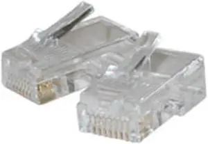 Cables To Go 01939 RJ45 CAT 5 8x8 MODULAR PLUG for FLAT STRANDED CABLE 25-PK