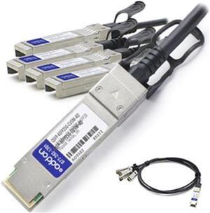 Addon Cisco Qsfp-4Sfp25g-Cu5m Compatible Taa Compliant 100Gbase-Cu Qsfp28 To 4Xsfp28 Direct Attach Cable (Passive Twinax 5M)