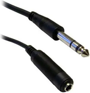 1/4" Stereo Male to 1/4" Stereo Female, 25 ft