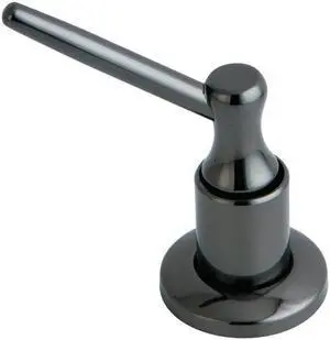 Kingston Brass SD3600 Water Onyx Soap Dispenser, Black Nickel