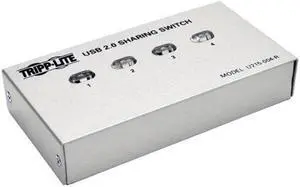 Tripp-Lite U215-004-R 4-Port USB 2.0 High-Speed Printer & Peripheral Sharing Switch