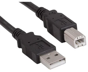 Cable Leader U2102-1106 6 ft. USB 2.0 A Male to B Male Cable, Black Cable Leader U2102-1106 6 ft. USB 2.0 A Male to B Male Cable, Black