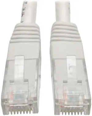 Tripp Lite N200-003-WH 3 ft. Cat6 Gigabit Molded Patch Cable 550MHz & 24AWG RJ45 Male to Male, White
