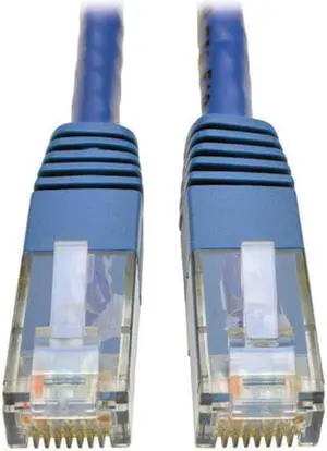 Tripp Lite N200-006-BL 6 ft. Cat6 Gigabit Molded Patch Cable UTP PVC RJ45 Male-Male 550MHz - Blue