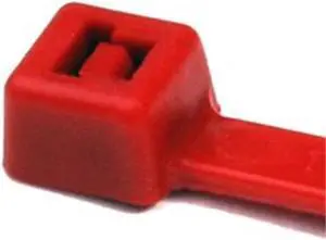 HellermannTyton T18R2HALC2 4 in. Halar Fire-Rated Cable Ties with 14 Pounds Tensile Strength - Pack of 100