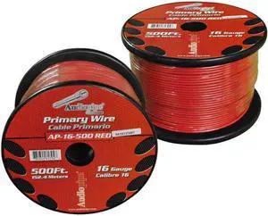 Audiopipe 16 Gauge 500Ft Primary Wire Red AP16500RD