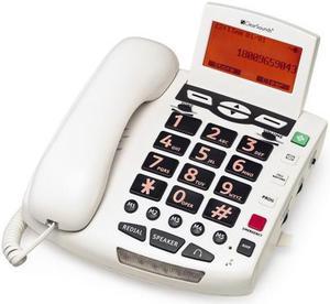 ClearSounds Communications CS-WCSC600 Digital Amplified Freedom Phone with Full ClearDigital Power - White