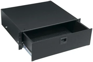 Middle Atlantic Products TD3 3 Space Textured Rack Drawer, Black Middle Atlantic Products TD3 3 Space Textured Rack Drawer, Black