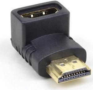 Vibe VA-01-AD HDMI Male to HDMI Female 90-Degree Angle Adapter, Black