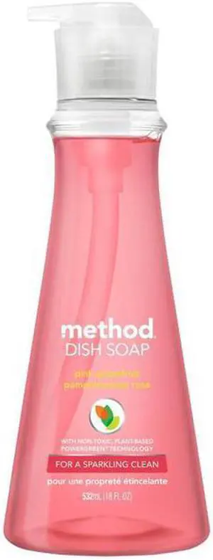 Method Products MTH00729 18 fl oz Dish Soap Pump, Pink Grapefruit Method Products MTH00729 18 fl oz Dish Soap Pump, Pink Grapefruit