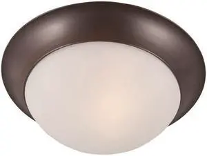 Maxim 5851FTOI 5 x 14 in. Essentials 2-Light Flush Mount, Oil Rubbed Bronze Maxim 5851FTOI 5 x 14 in. Essentials 2-Light Flush Mount, Oil Rubbed Bronze