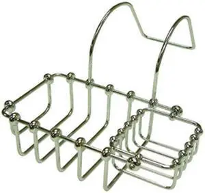 Kingston Brass CC2171 7 Inch Swivel Soap & Sponge Holder - Polished Chrome