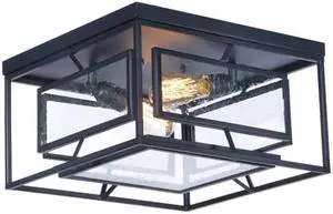 Maxim 21670CDBK Era 2-Light Ceiling Lamp, Black Maxim 21670CDBK Era 2-Light Ceiling Lamp, Black