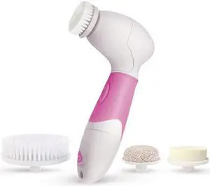 Pursonic FC180PK Waterproof Facial Cleansing Brush, Pink