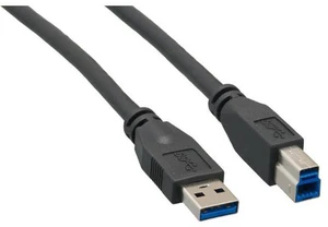 Cable Leader U3102-1115 15 ft. USB 3.0 A Male to B Male Cable, Black Cable Leader U3102-1115 15 ft. USB 3.0 A Male to B Male Cable, Black
