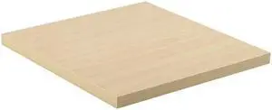 Econoco TSF121H 12 x 11.75 in. MDF & Melamine Shelf for T502SC, Hard Rock Maple