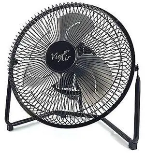 Vie Air 9" High Velocity Tilting 3 Speed Metal Floor Fan
