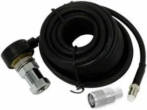 Procomm HS818TN 18 ft. Terminator Coax With Molded Pl259 Connector